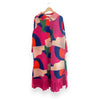 Pleated Wide Dress - Pink 