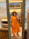 Vestido Frida Kahlo Naranja