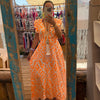 Vestido Flúor| Laranja