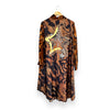 Star Camel Shirt Dress | Animal Print 