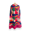 Pleated Wide Dress - Pink 