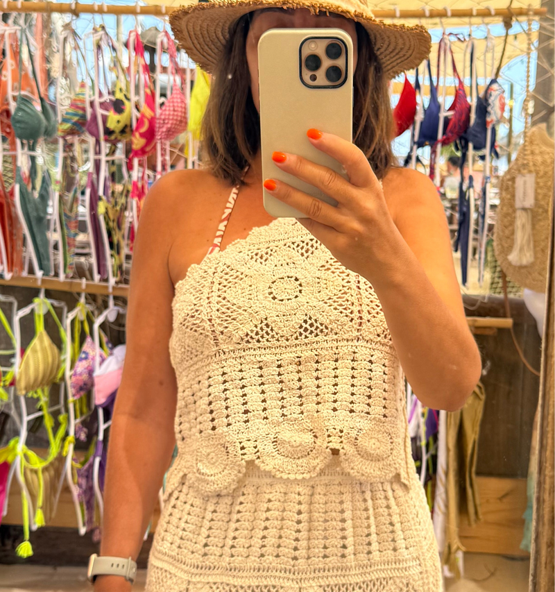 Top Croché Ibiza | Creme