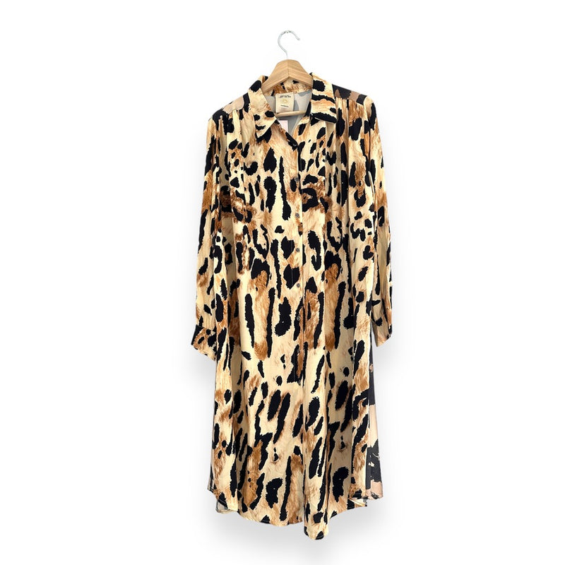 Vestido Camiseiro Star Beige| Animal Print