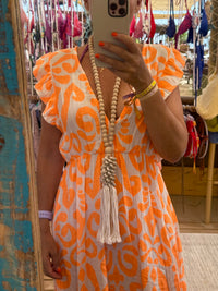 Vestido Flúor| Laranja