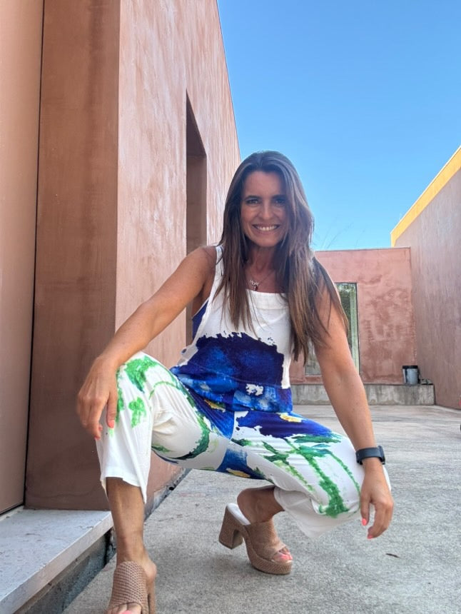 Jumpsuit Flowers | Preto