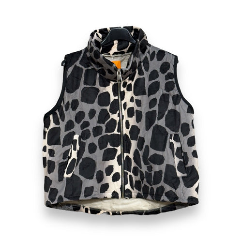 Colete Animal Print - Preto