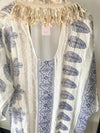 KIMONO LARGO CROCHET BEIGE | MELINA
