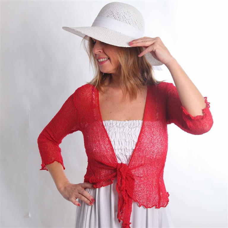 Bolero Crochê | Vermelho