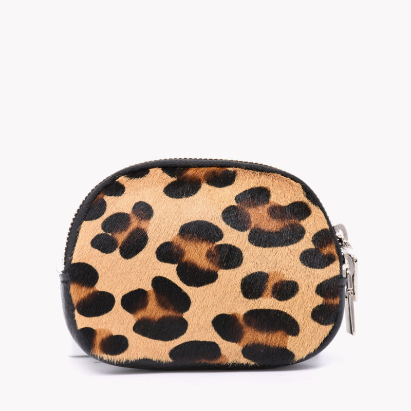 Porta-moedas em pele com print animal 1