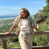 Bella Printed Bomber - Green 