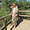 Bella Printed Bomber - Green 