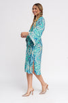 Kimono Seda Bordado | Rosa