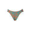 Biquini Leopardo Laranja e Azul