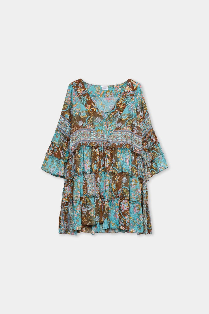 VESTIDO CROCHET (BEIGE) | OHANA