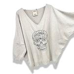 Camisola de Malha Skull (Beige)| Verena