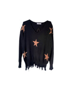 Camisola de Malha Estrelas Camel | Nala