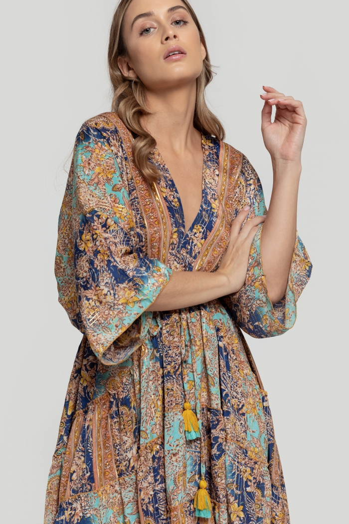 VESTIDO CROCHET (BEIGE) | OHANA