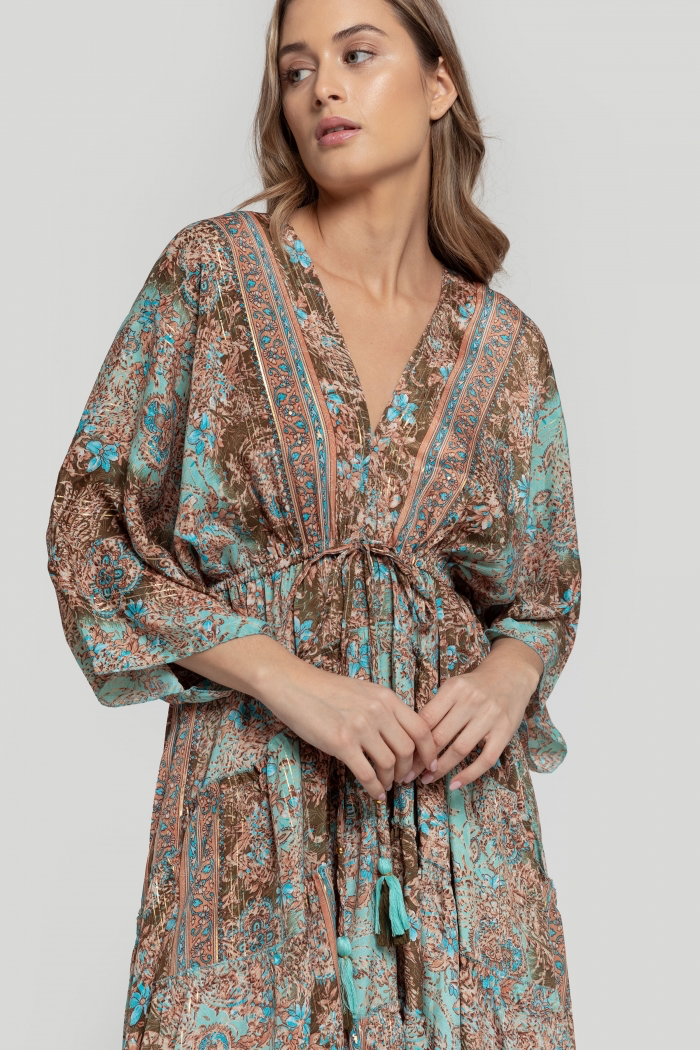 VESTIDO CROCHET (BEIGE) | OHANA