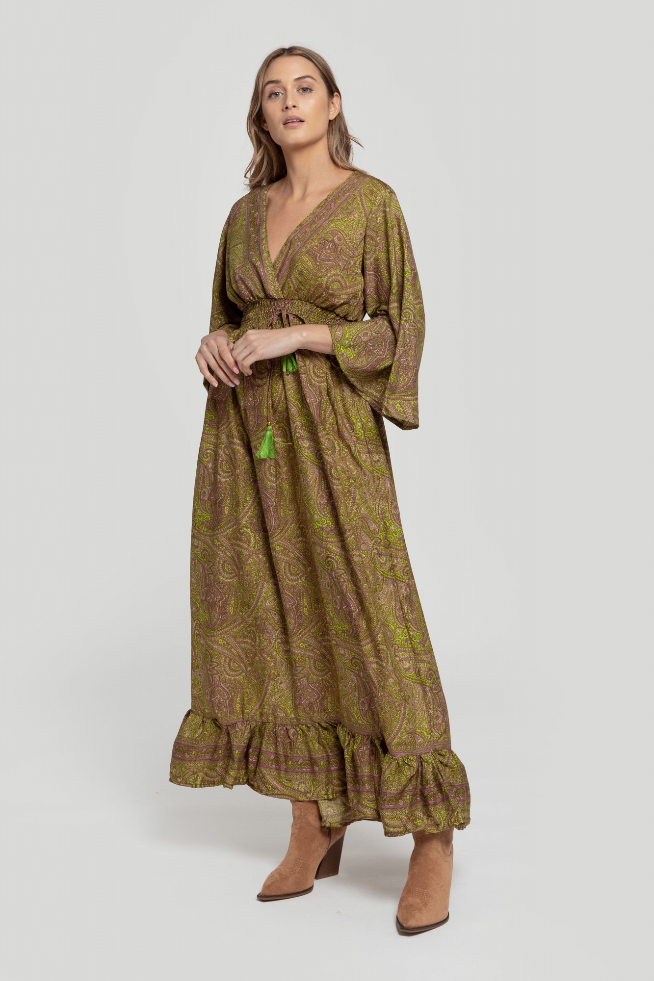 VESTIDO CROCHET (BEIGE) | OHANA
