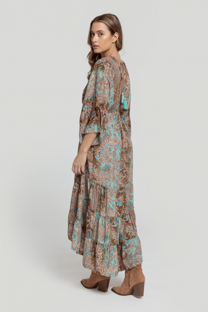 VESTIDO CROCHET (BEIGE) | OHANA