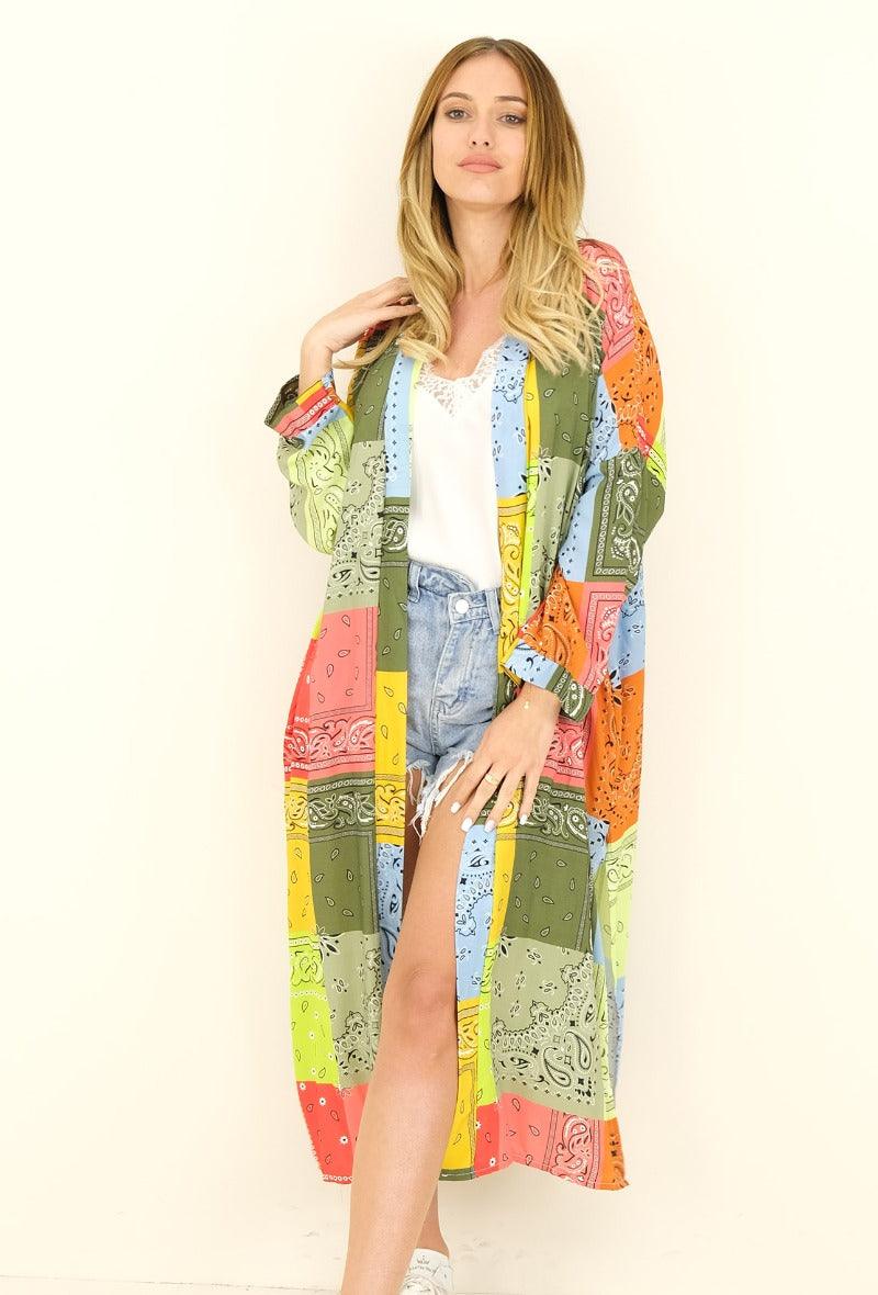 Kimono - Bandana Kaki - Grine Store | Bijuterias