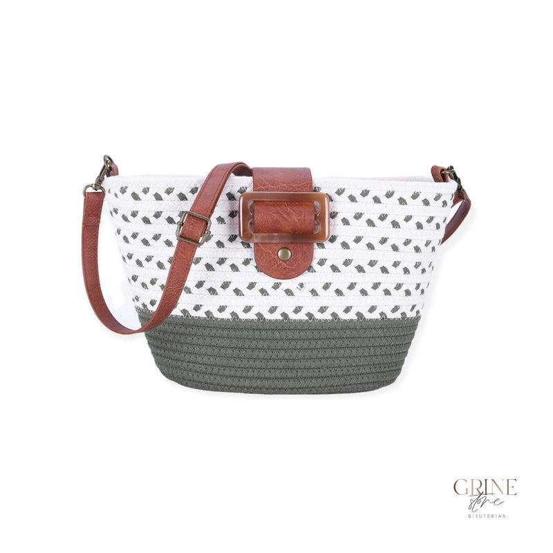 Mala de ombro com fivela - Grine Store | Bijuterias