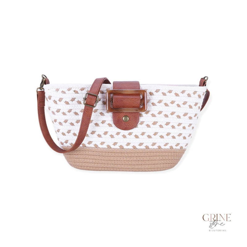 Mala de ombro com fivela - Grine Store | Bijuterias