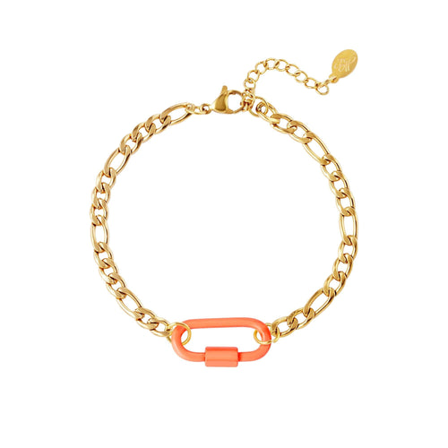 Pulseira coloured lock - Grine Store | Bijuterias