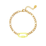 Pulseira coloured lock - Grine Store | Bijuterias