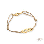 Pulseira LOVE de Aço inoxidável e brilhante, ajustável - Grine Store | Bijuterias