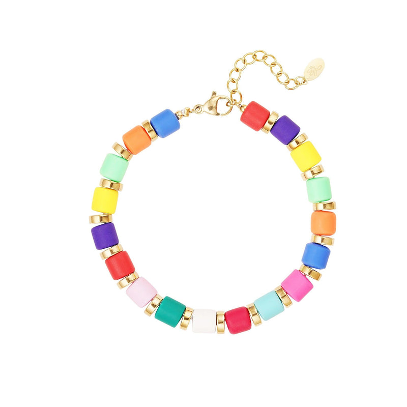 Pulseira rainbow, Aço Inoxidável - Grine Store | Bijuterias