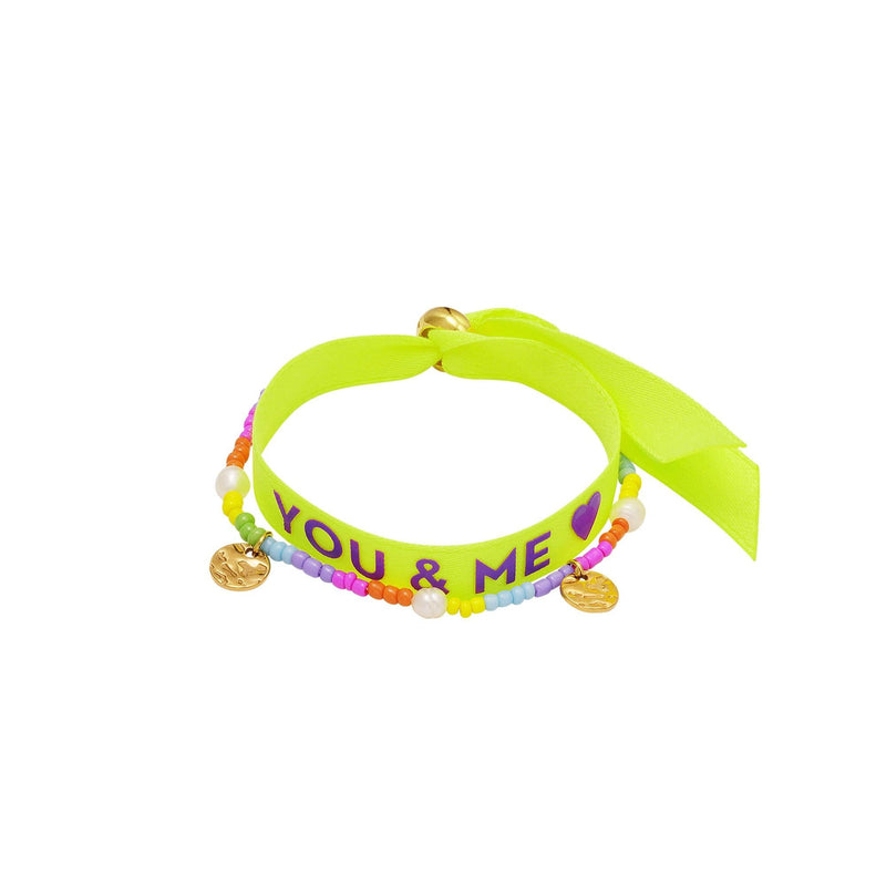 Pulseira "You & Me", Aço Inoxidável - Grine Store | Bijuterias