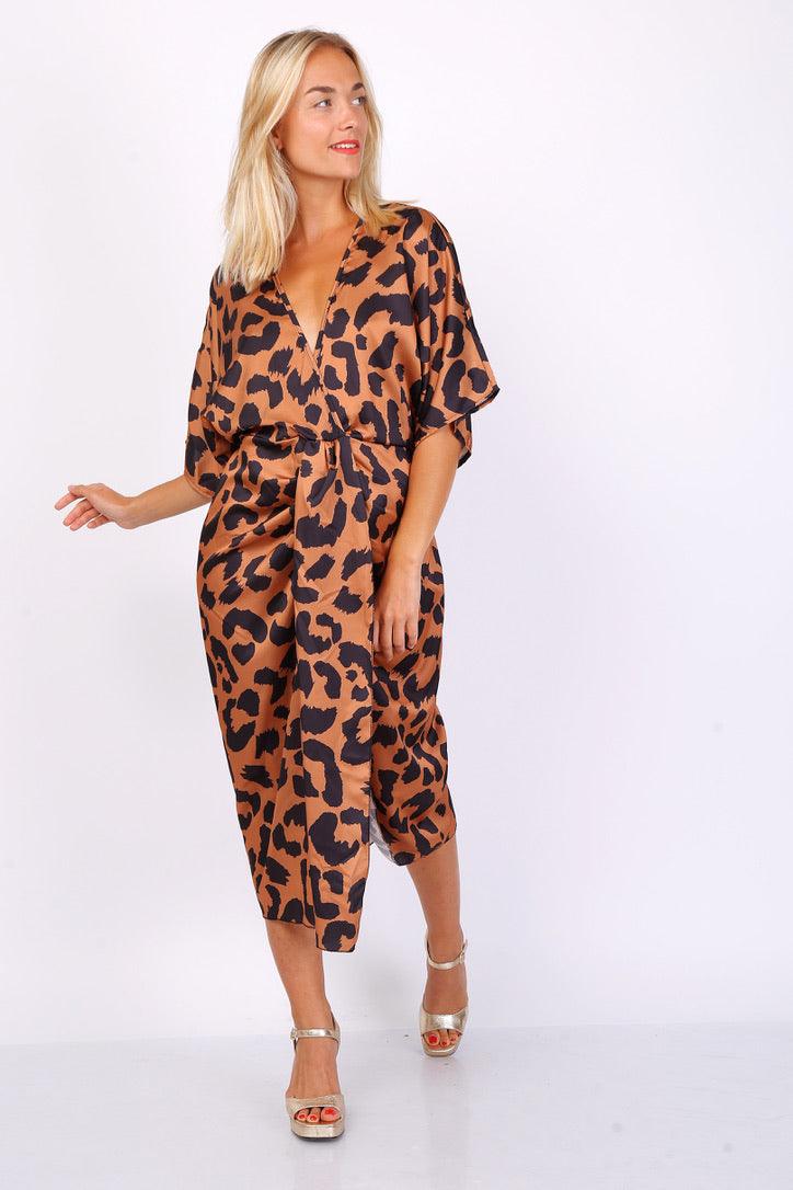 VESTIDO MIDI (CAMEL) | TÂNZANIA - Grine Store | Bijuterias