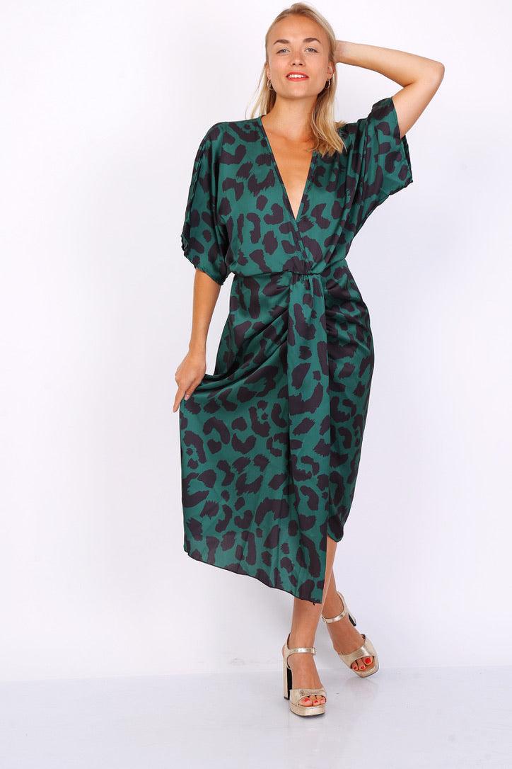 VESTIDO MIDI (VERDE) | TÂNZANIA - Grine Store | Bijuterias