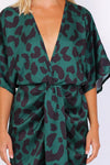 VESTIDO MIDI (VERDE) | TÂNZANIA - Grine Store | Bijuterias
