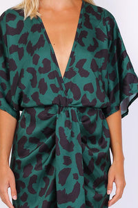 VESTIDO MIDI (VERDE) | TÂNZANIA - Grine Store | Bijuterias