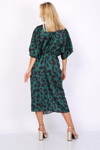 VESTIDO MIDI (VERDE) | TÂNZANIA - Grine Store | Bijuterias